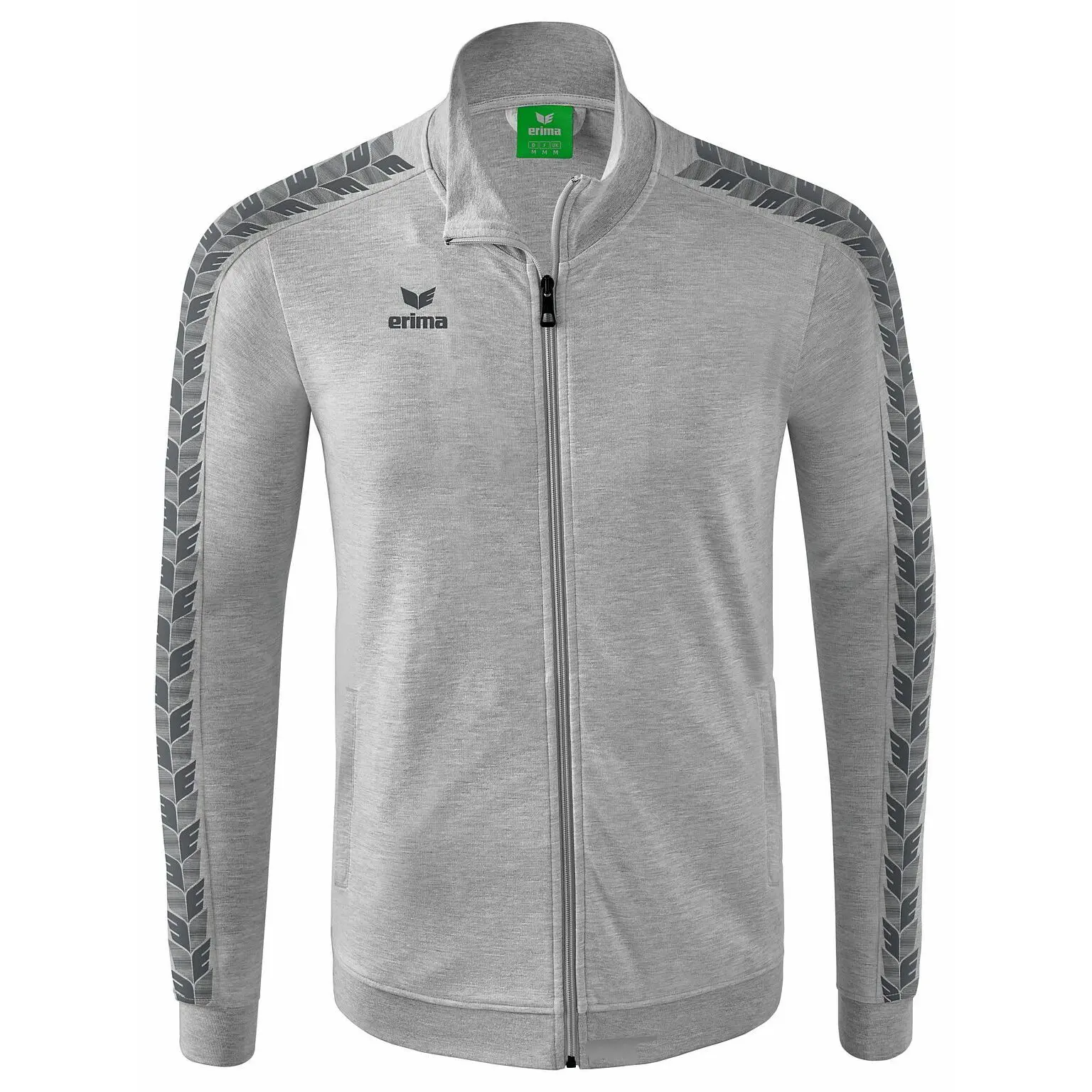 Erima Boys Gris Children's Jacket Tracktop Essential Team