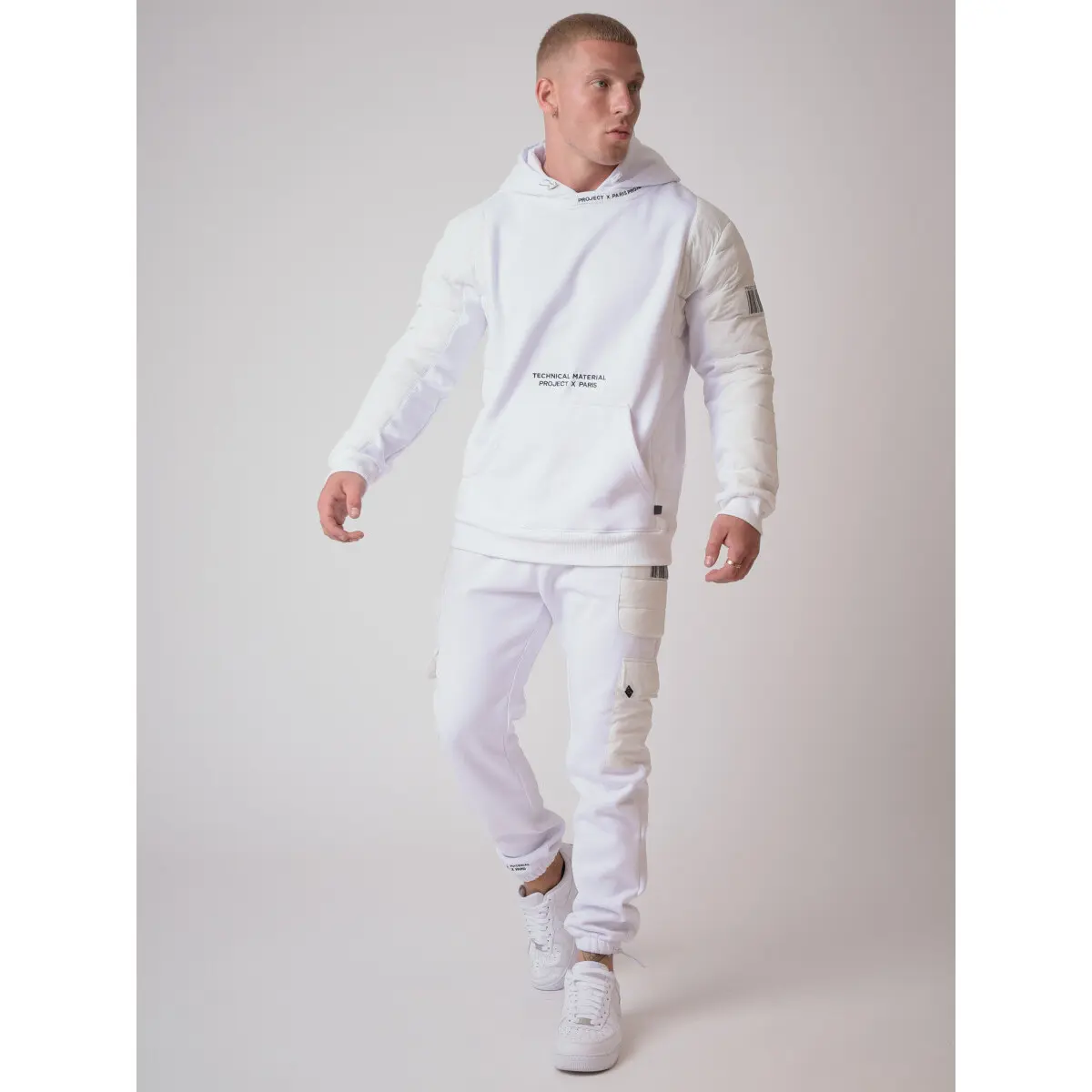 3665957033494 - Pantalon de jogging détails matelassés Project X Paris