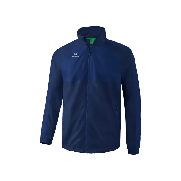 erima Homme Veste imperméable Team, Bleu, Taille S