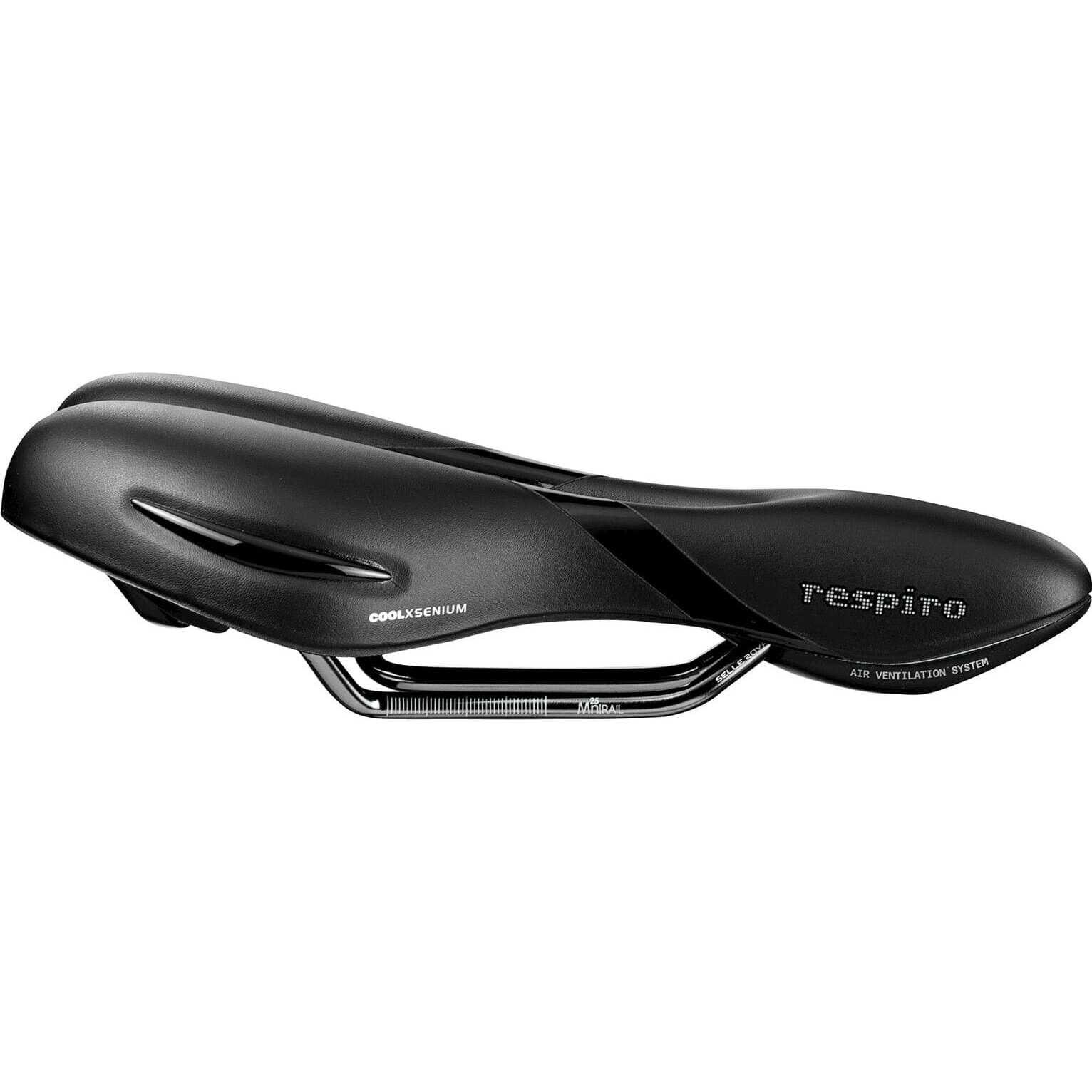 Velo Store - UK SELLE ROYAL Saddle with side protection and elastomer Selle Royal Respiro Loisir Max Athletic | Extra 10% off with Subscription, Postage £16.79 to UK Fedex.
