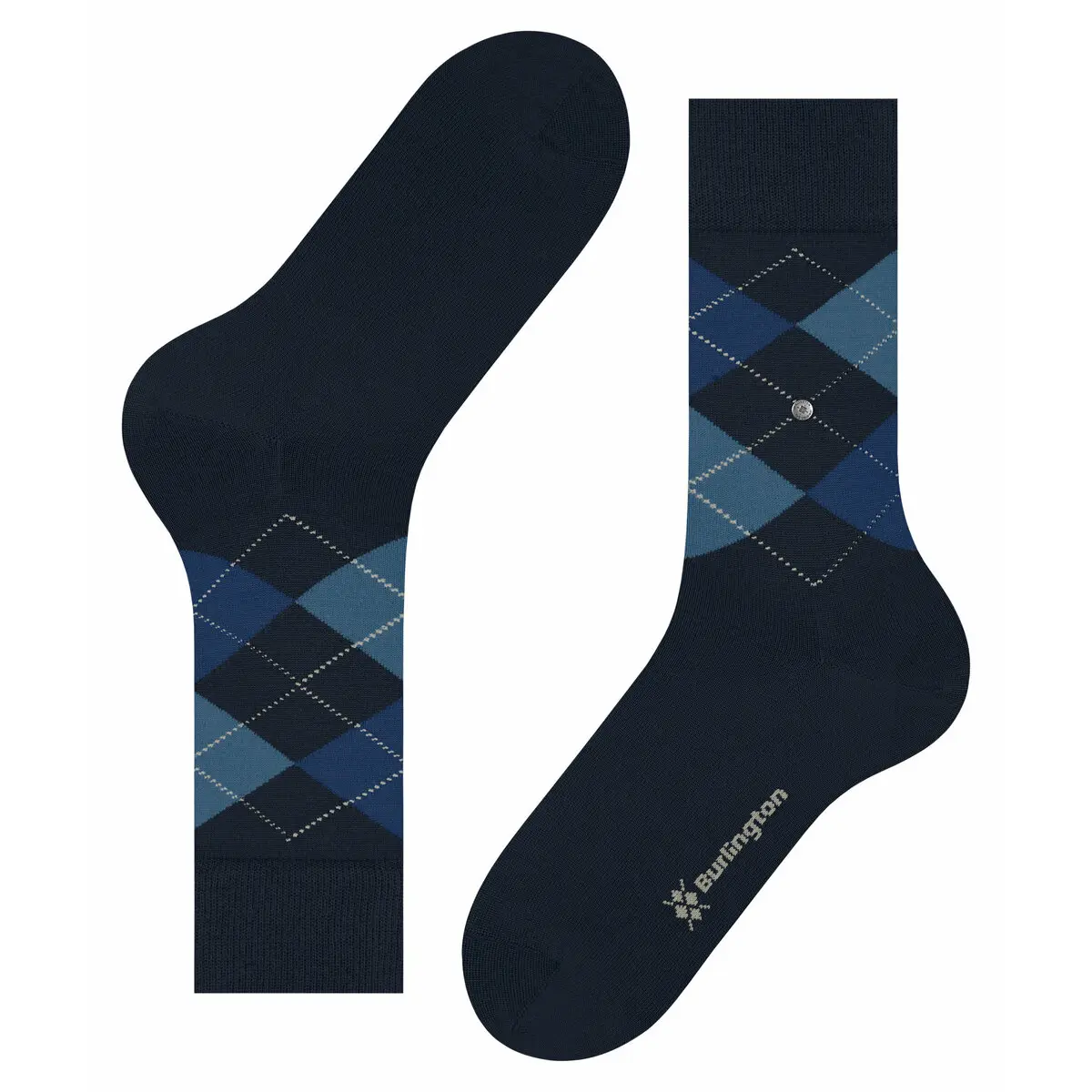 4049508305374 - Socken Edinburgh Argyle Wollanteil für Herren blau 40-46