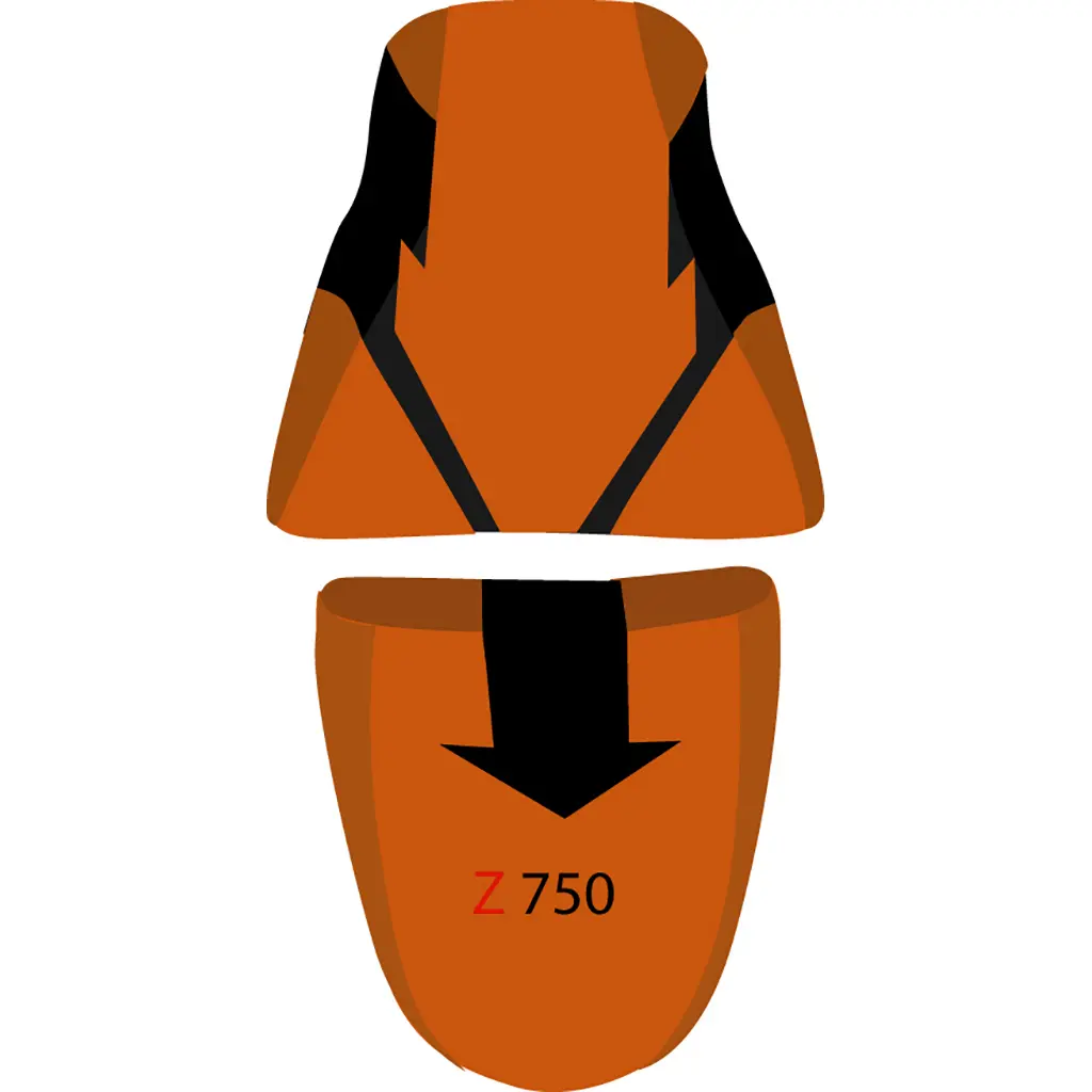 Motorrad-Sattelbezug Bagster z 750