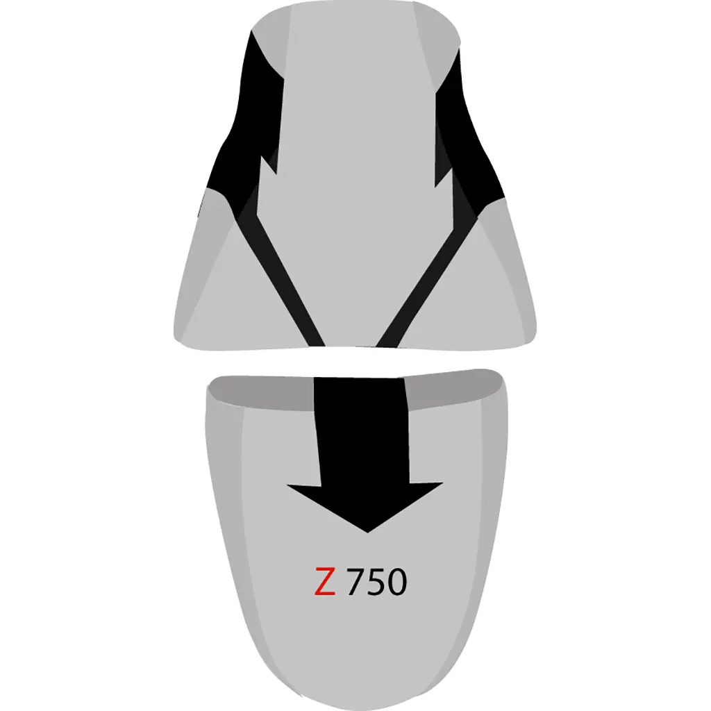Motorrad-Sattelbezug Bagster z 750