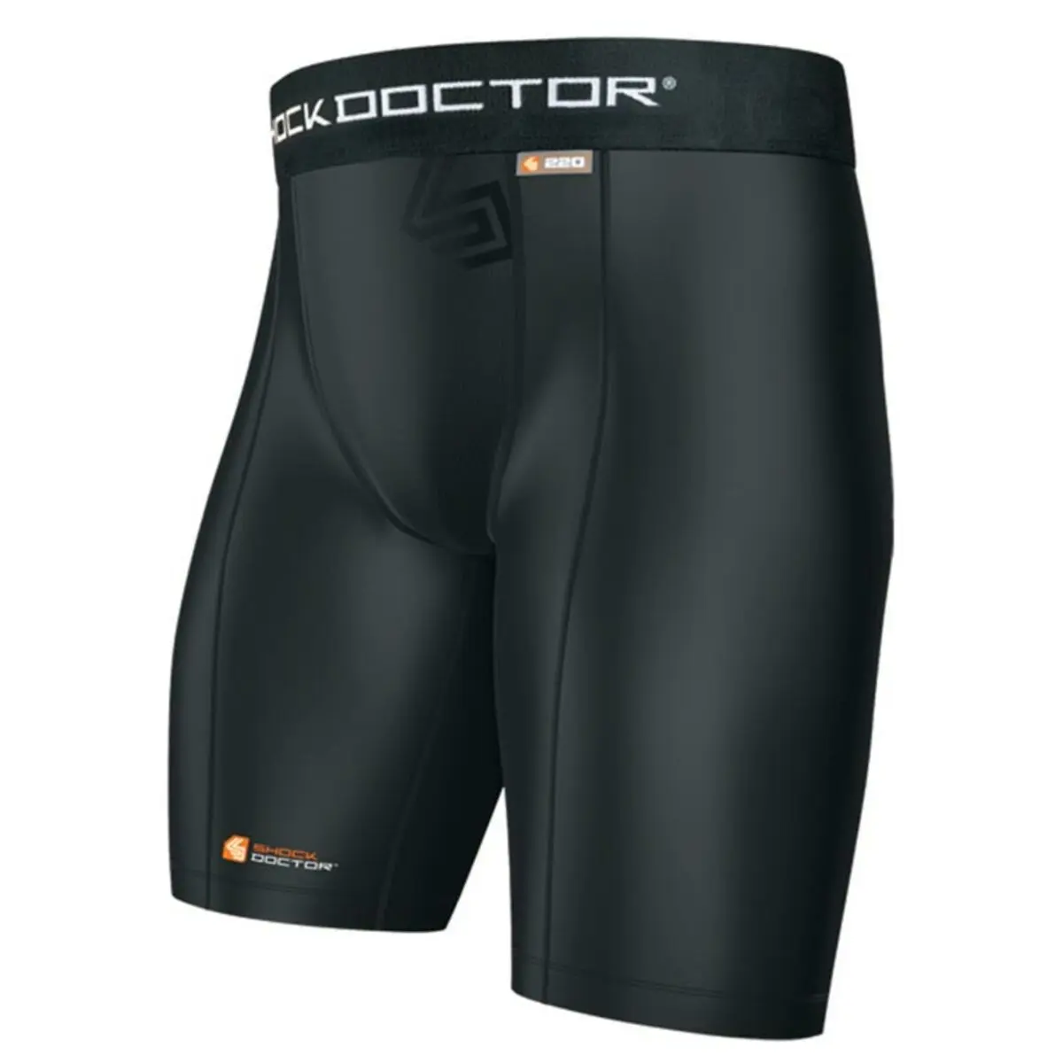 Kompressionsshorts Shock Doctor avec coquille de protection