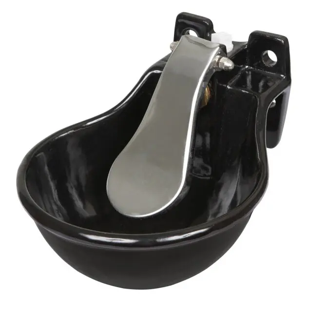 Kerbl Noir Enamelled Drinking Trough With 1/2" Connection G16
