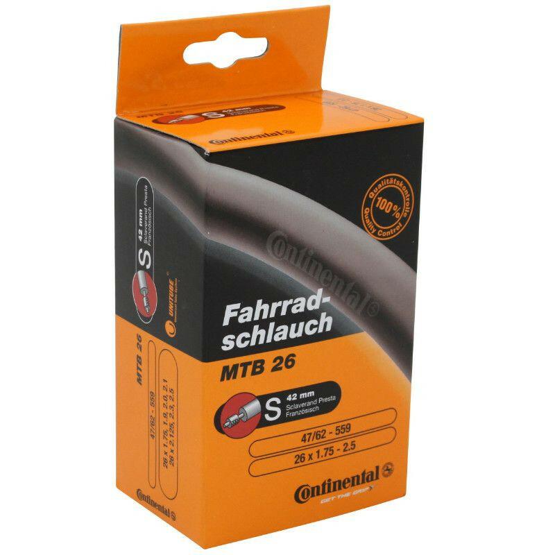 Velo Store - UK Presta valve air chamber Continental 26 x 1.50-2.00 | Extra 10% off with Subscription, Postage £16.79 to UK Fedex.