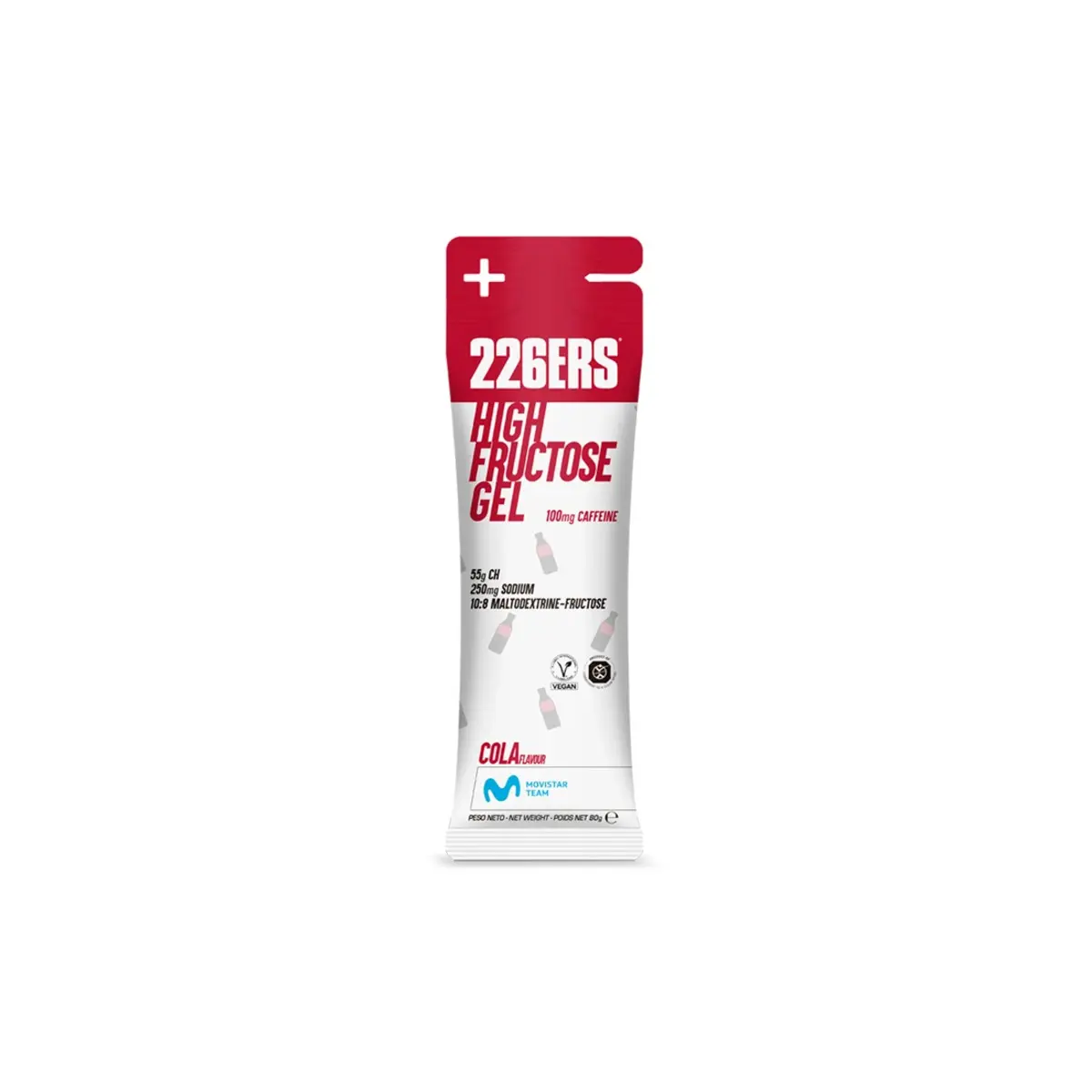 Fructose Energiegel 226ERS Cola-Caféine (x6)