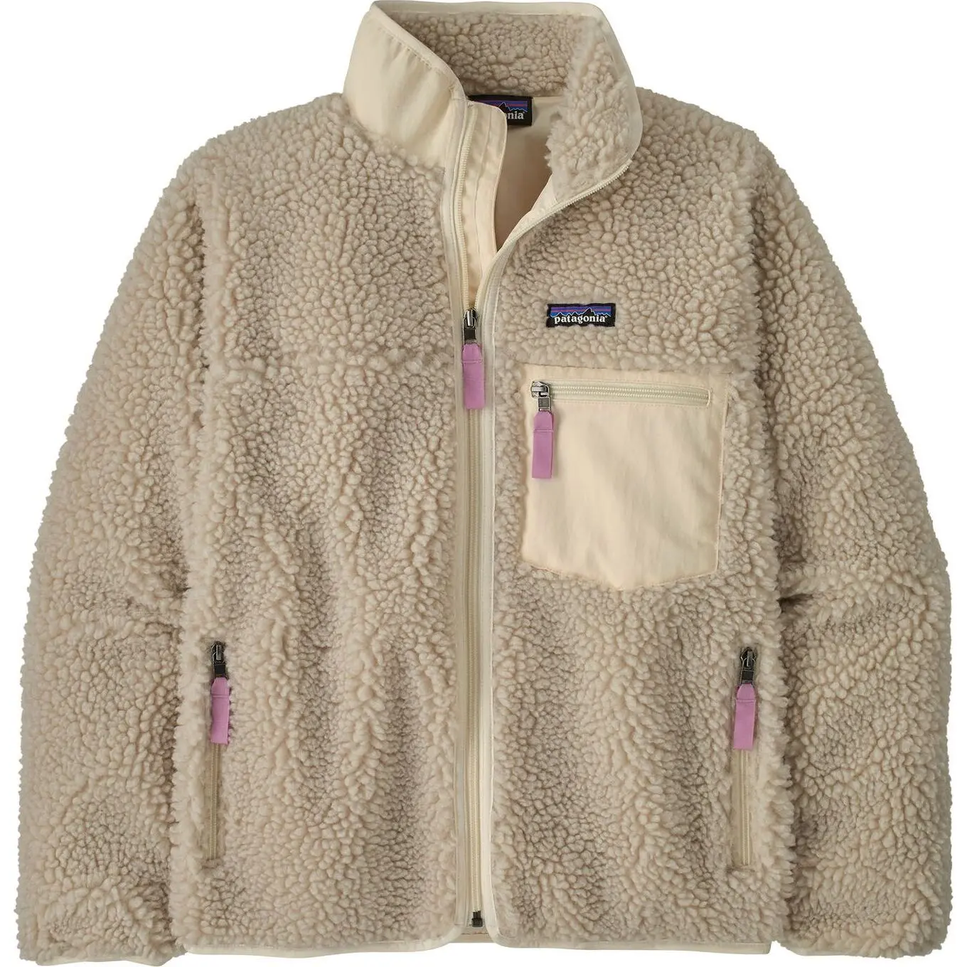 Patagonia Women's Beige Zipped Fleece Classic Retro-X