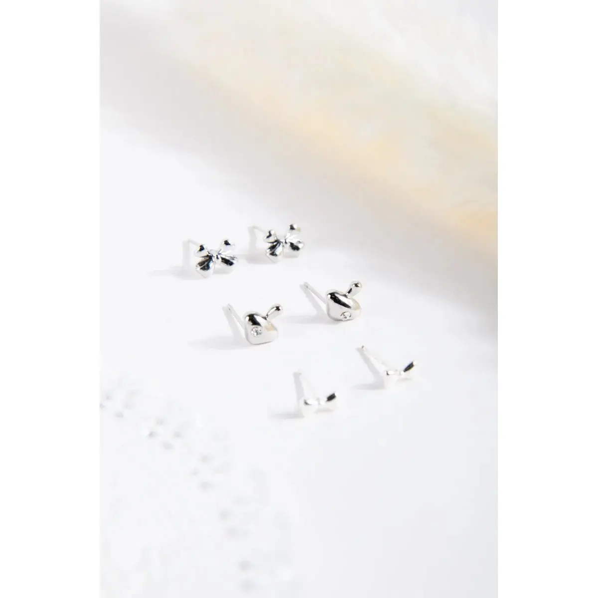Bow-Shaped Earrings for Women 24 Colours
