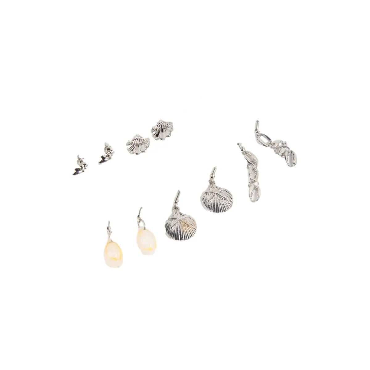 Women's Shell Motif Earring Set 24 Colours