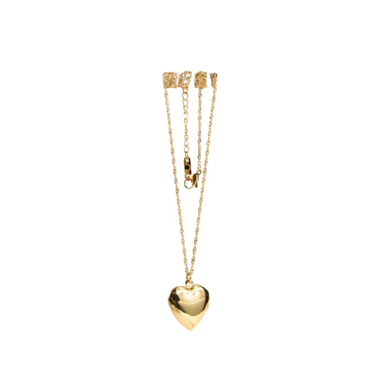 Heart Pendant Necklace Women 24 Colours