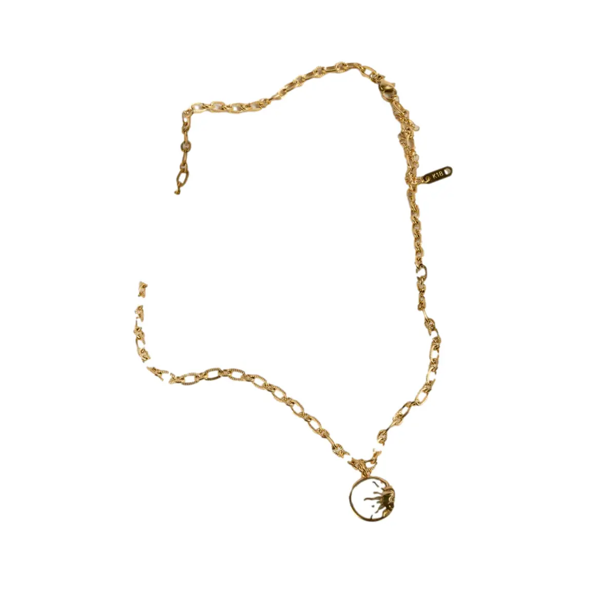 Necklace with Sun and Moon Pendant for Women 24 Colours