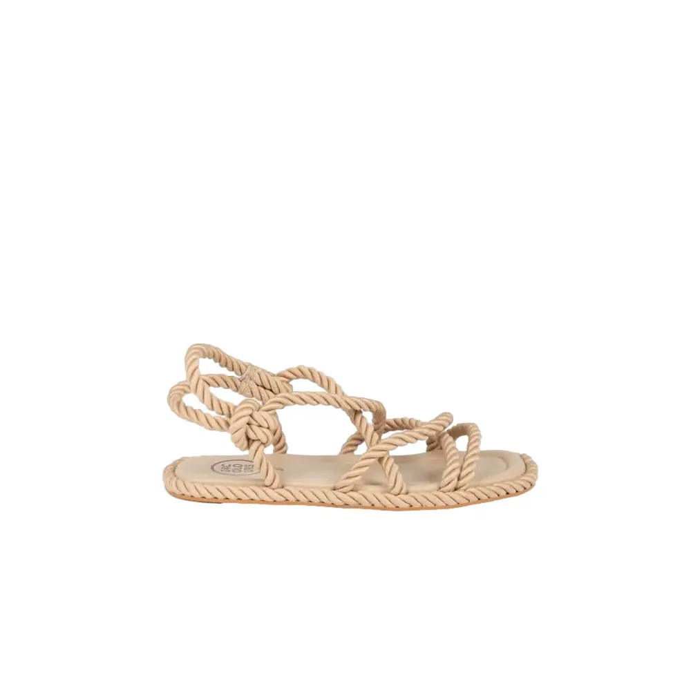 24 Colours Women's Beige Sandals