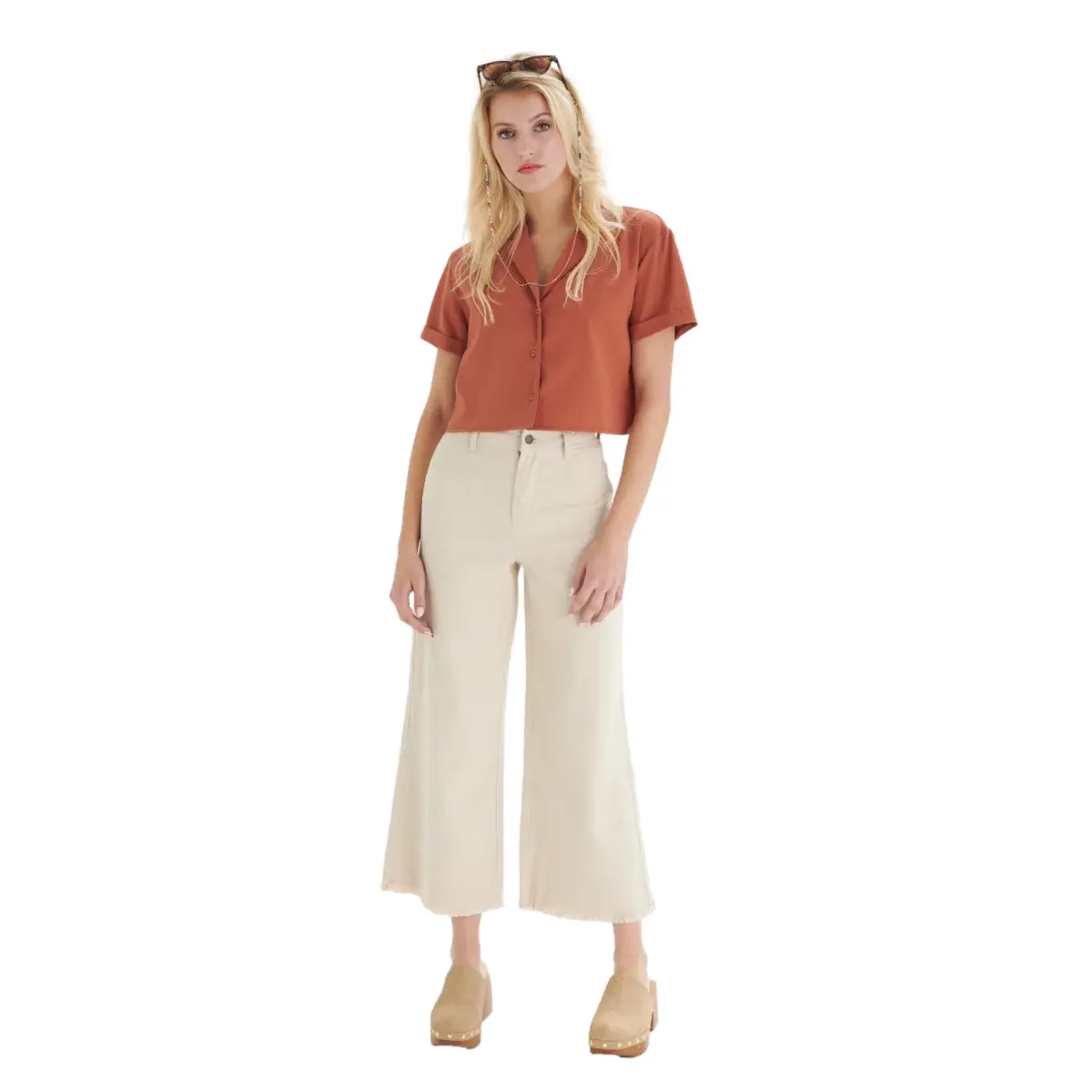 Women's Revere Collar Shirt 24 Colours