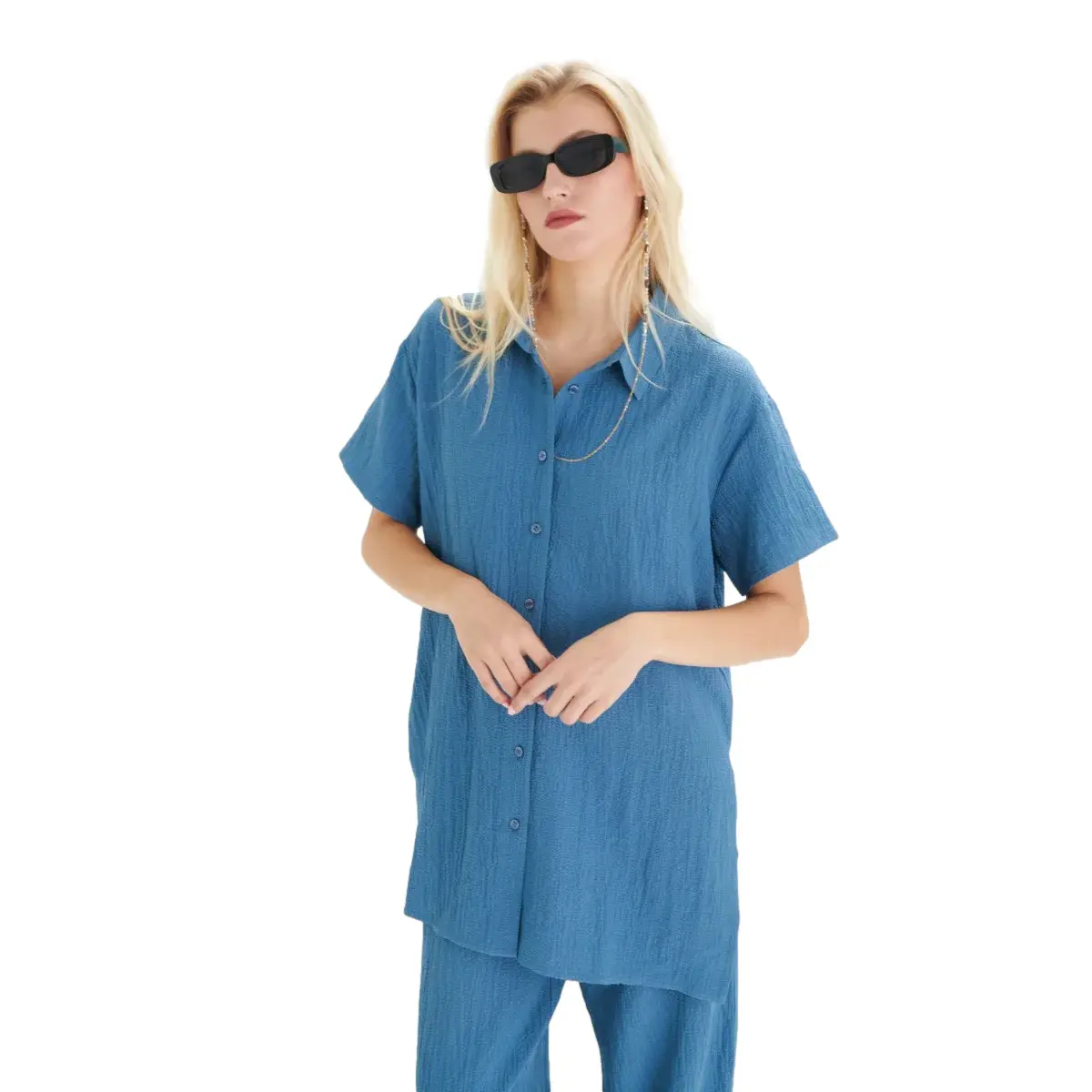 Image of Kurzarmhemd, Damen 24 Colours