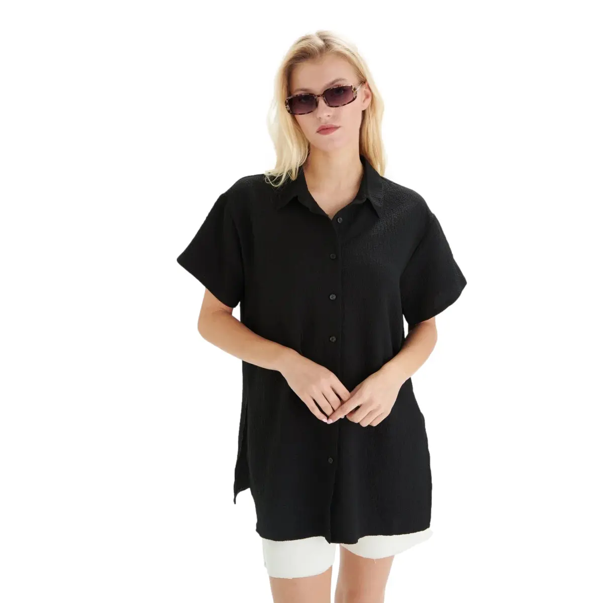Textured Blouse Women's 24 Colours