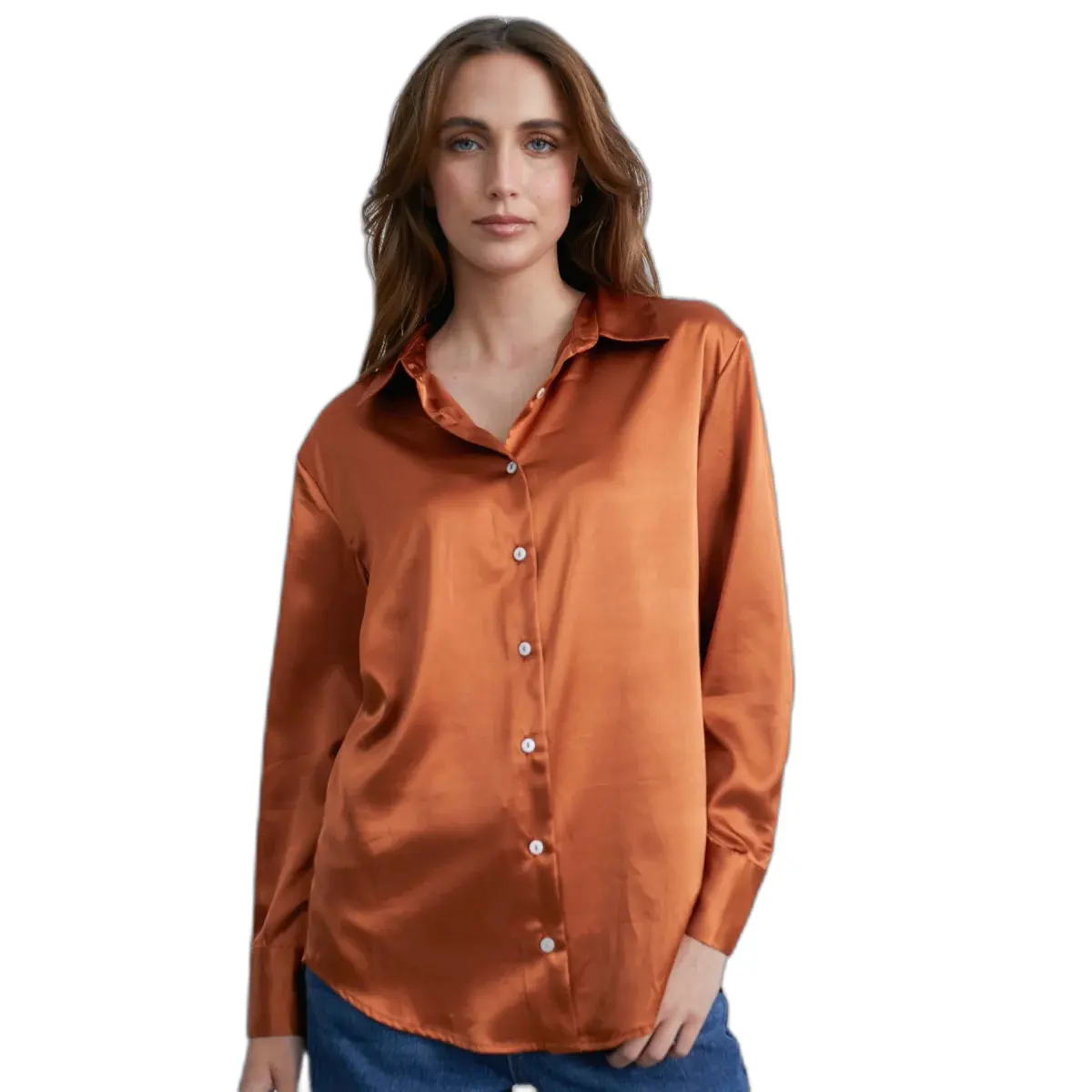 Women's satin shirt 24 Colours