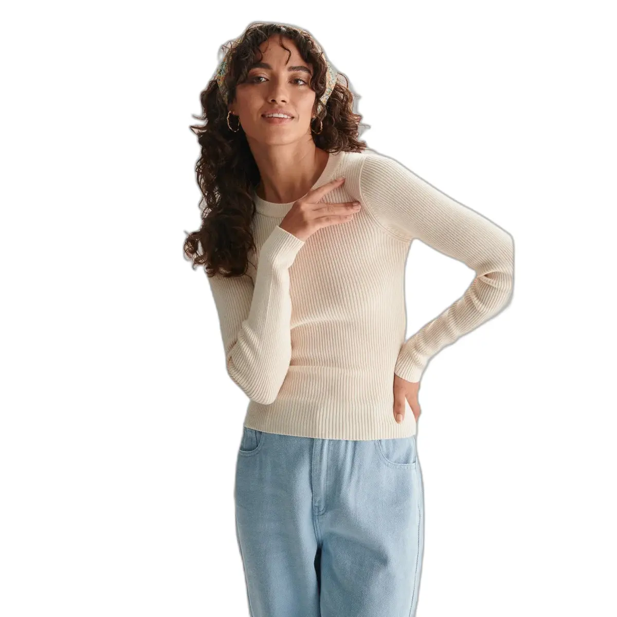 Image of Gerippter Pullover Damen 24 Colours