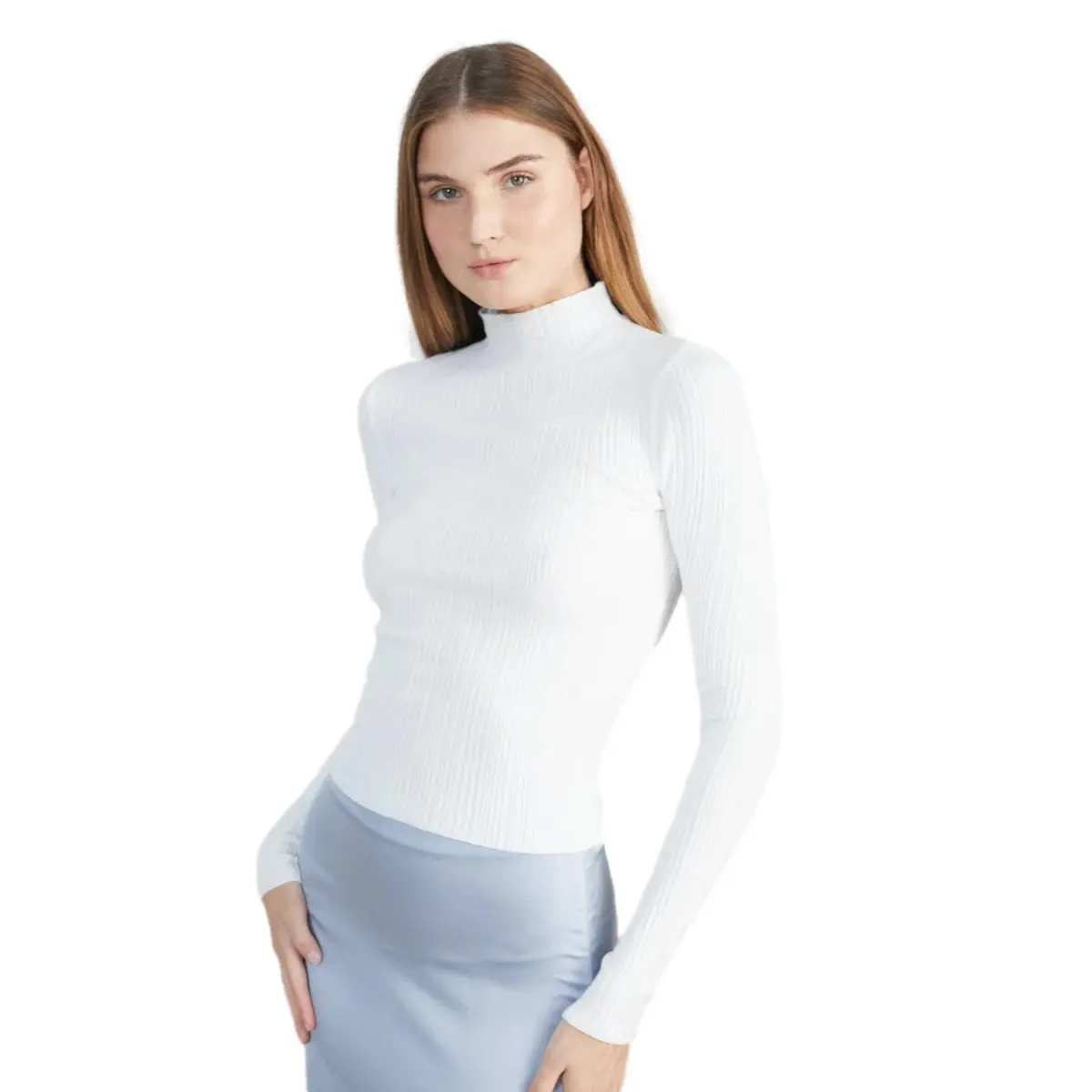 Image of Pullover, gerippt, Damen 24 Colours