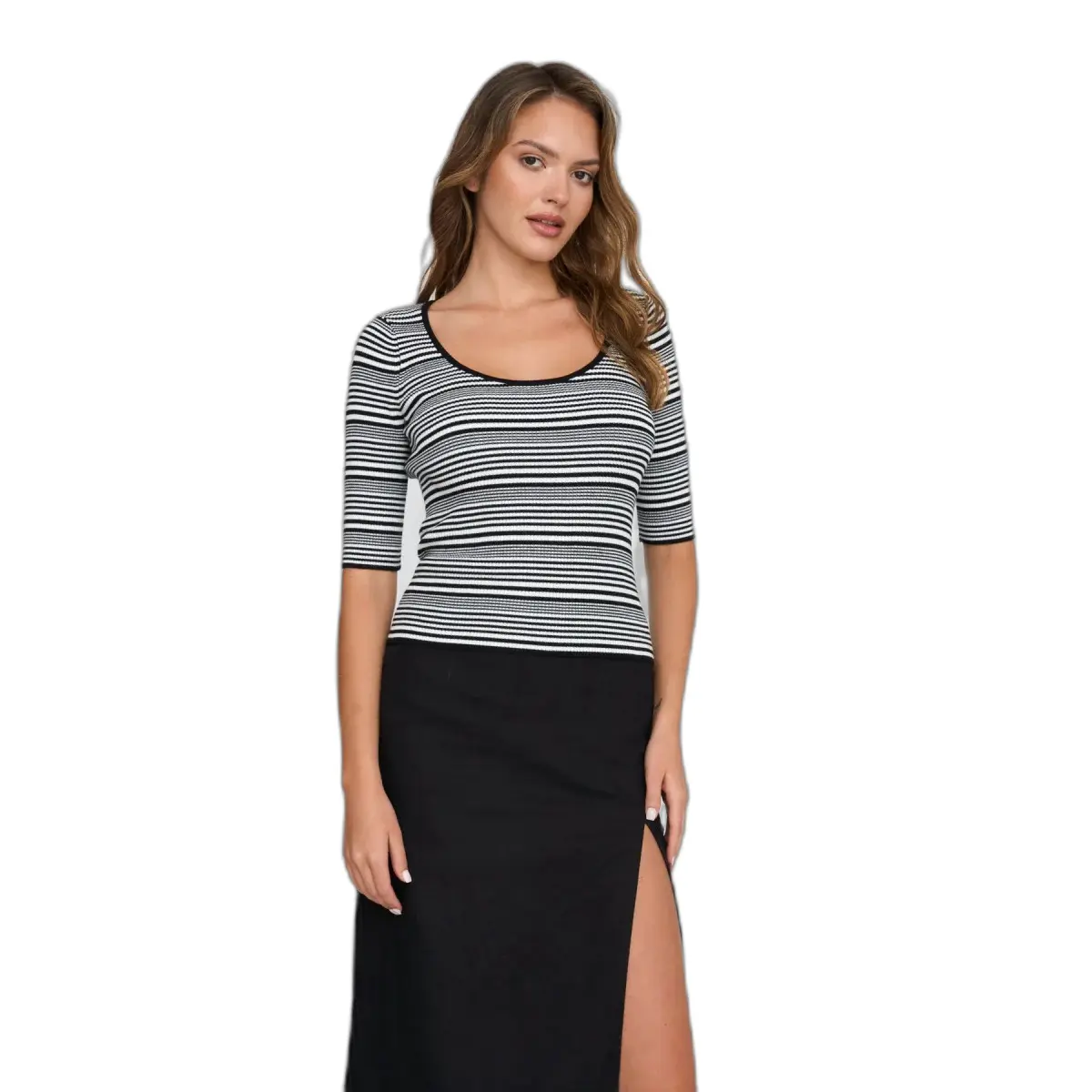 Image of Pullover, gestreift, Damen 24 Colours