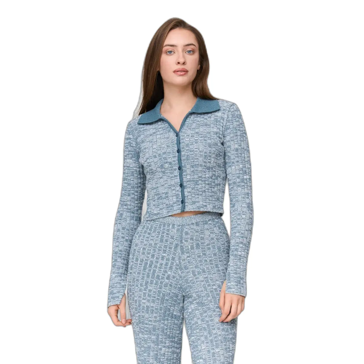 Melange Cardigan Women 24 Colours