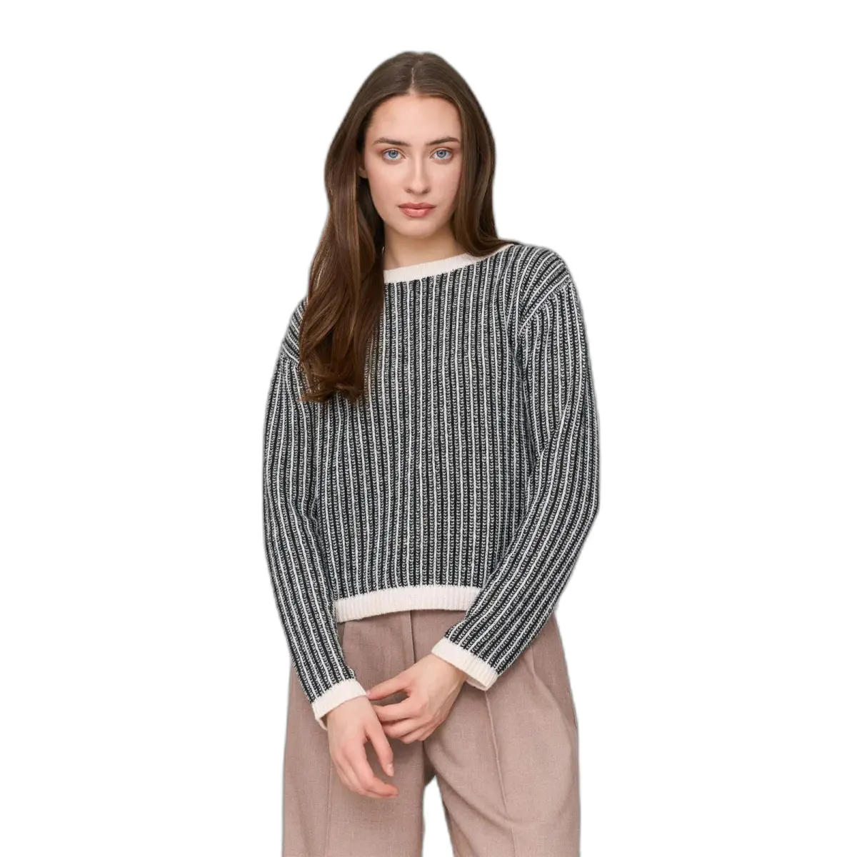 Image of Pullover mit Rundhalsausschnitt Damen 24 Colours