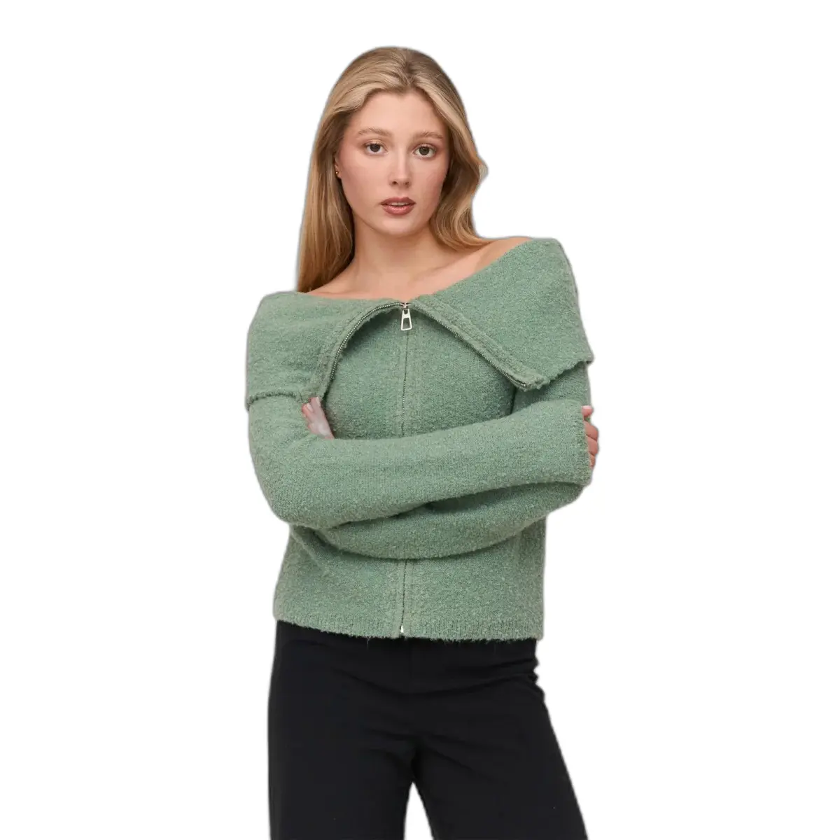 Ladies' Oversized Collar Cardigan 24 Colours