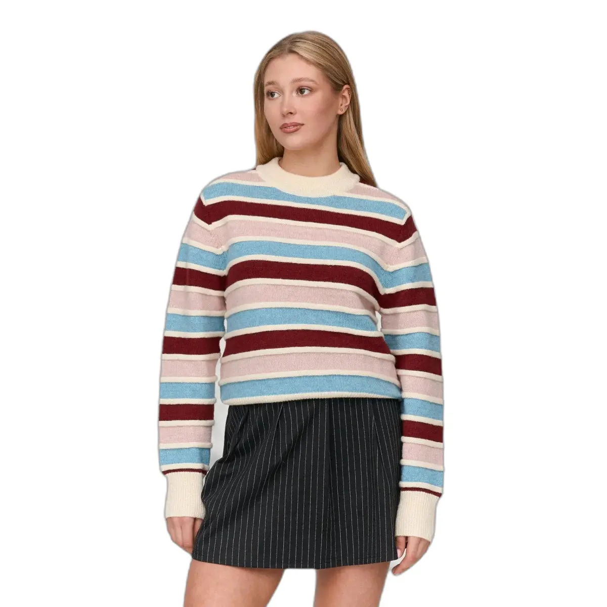 Image of Gestreifter Pullover, Damen 24 Colours
