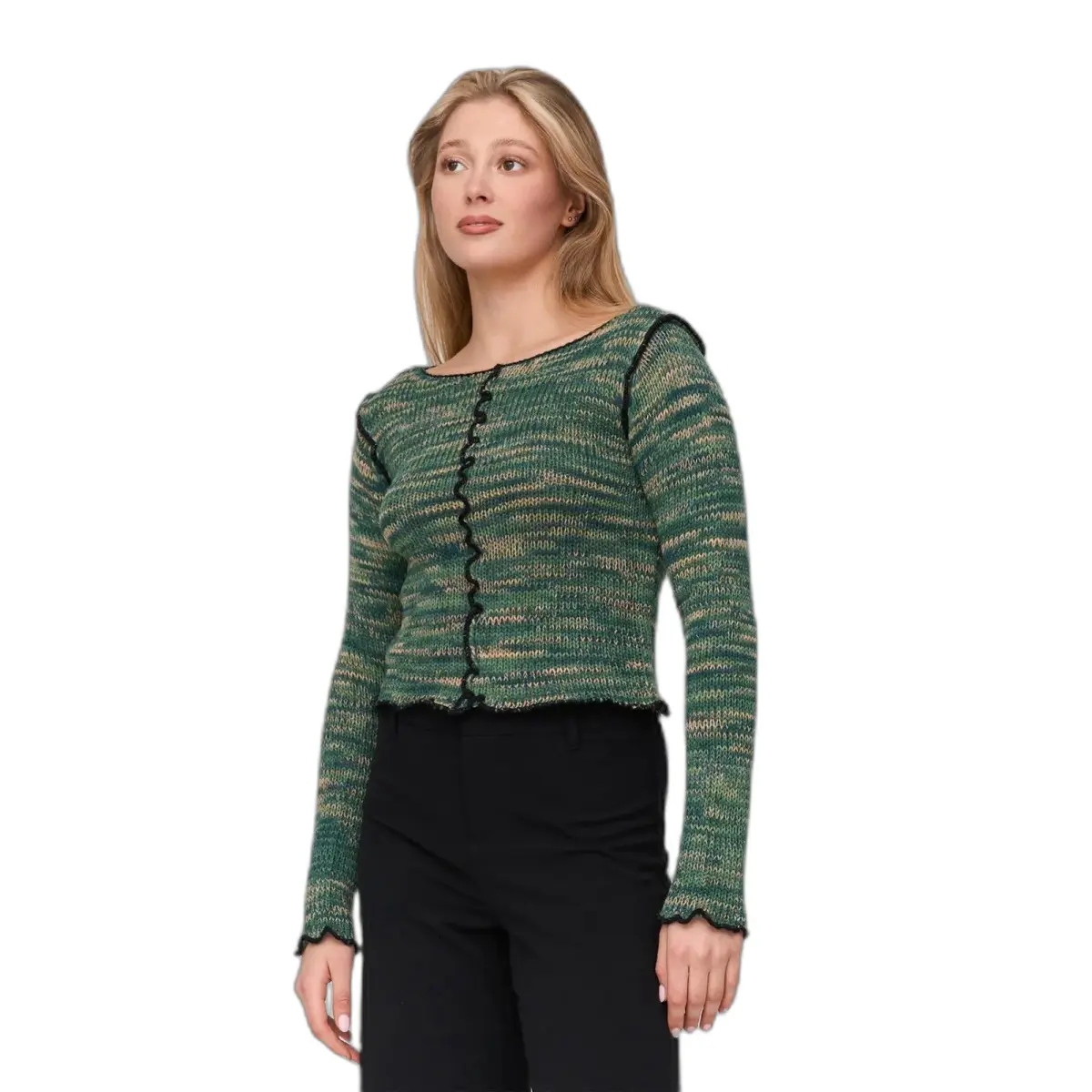 Image of Fein gestrickter Pullover Damen 24 Colours