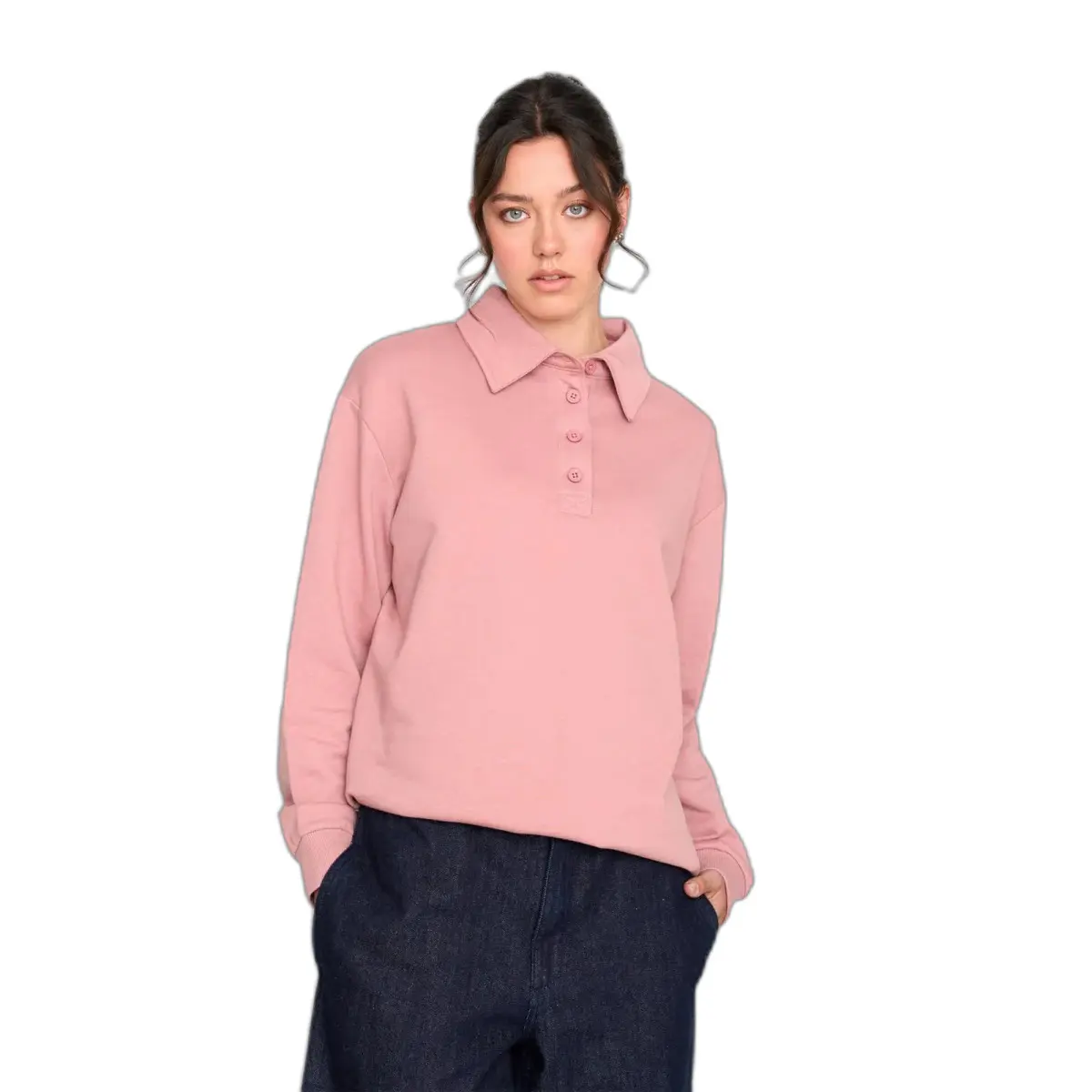 Women's long-sleeved polo shirt 24 Colours