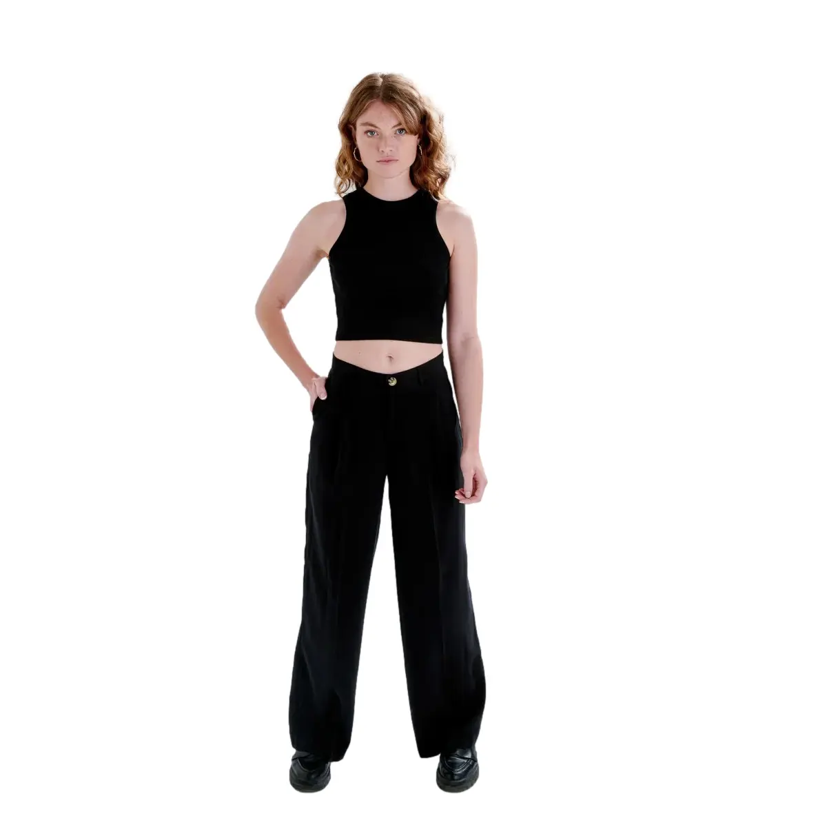 Wide Leg Trousers Fit Women 24 Colours
