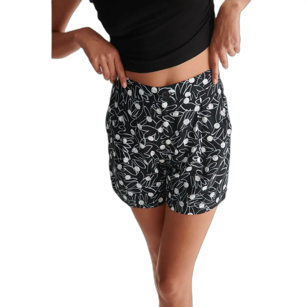 Image of Damen Shorts mit Blumenmuster 24 Colours