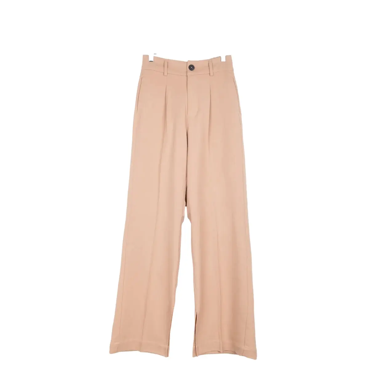 Straight Leg Trousers Discreet Pattern Women 24 Colours