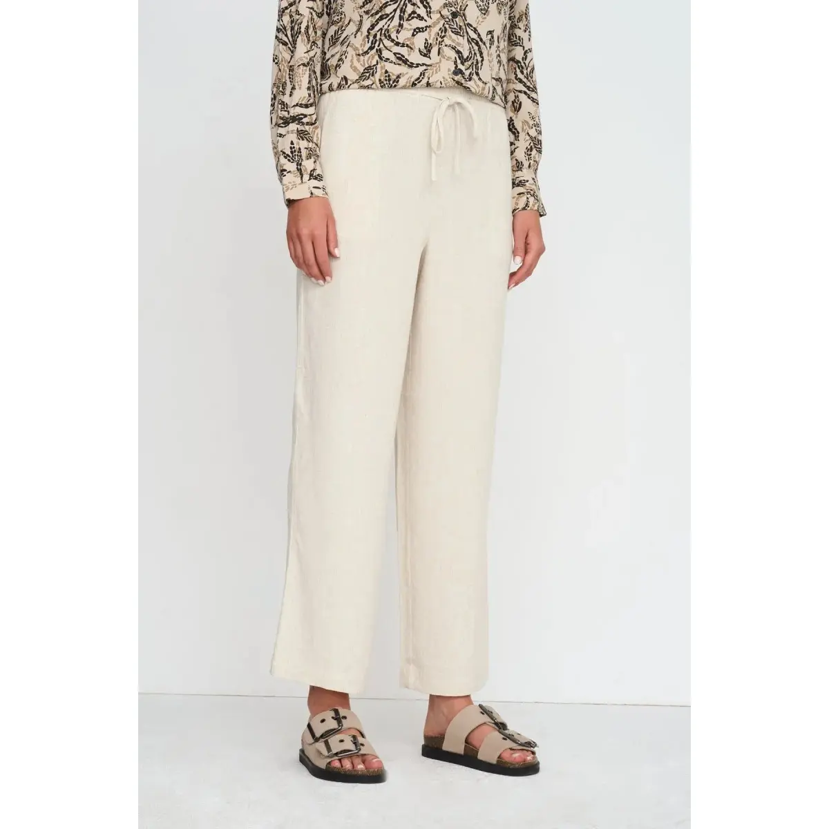 Plain Tapered Trousers Women 24 Colours