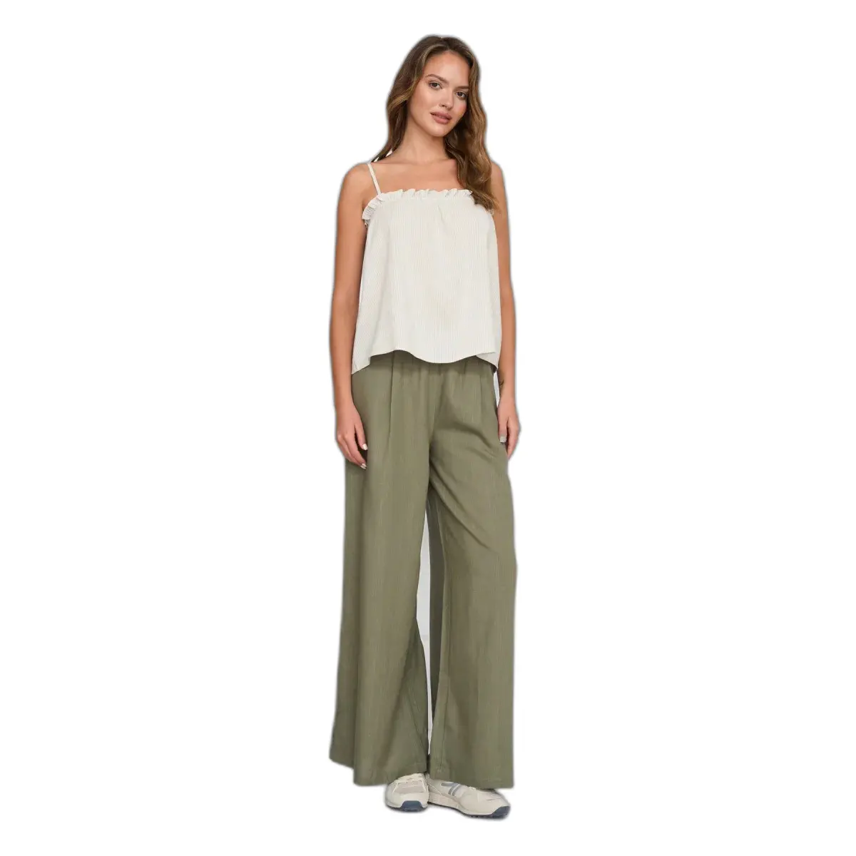 Women's Flared Cotton Trousers 24 Colours