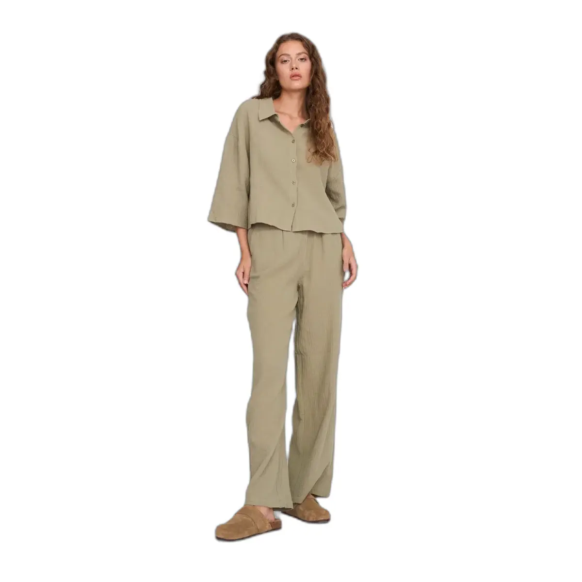 Wide Leg Trousers Women 24 Colours