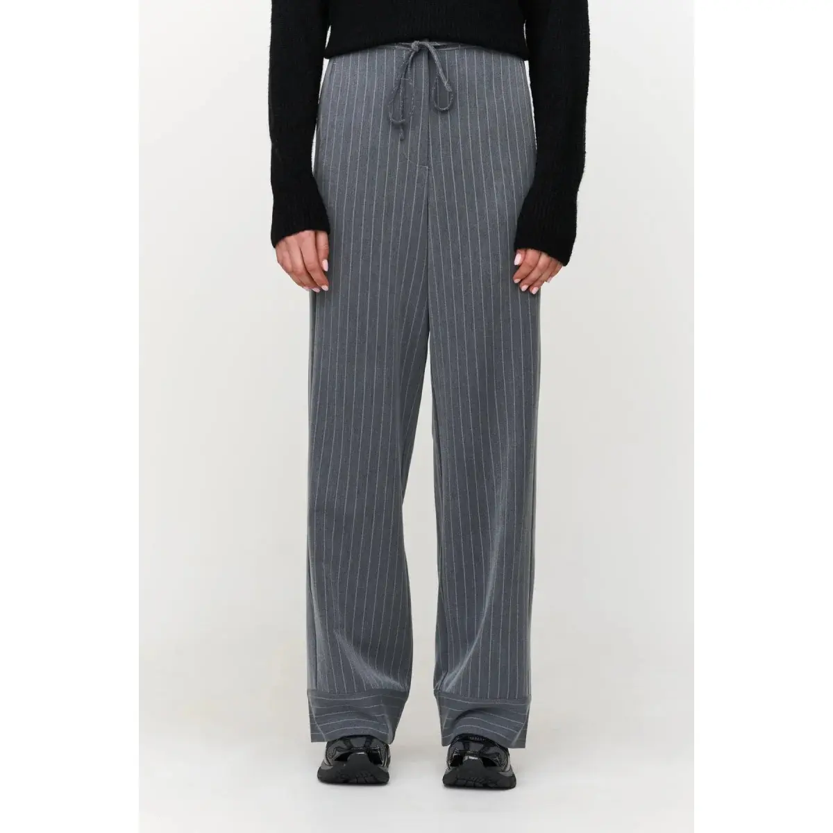 Women's Striped Wide Leg Trousers 24 Colours