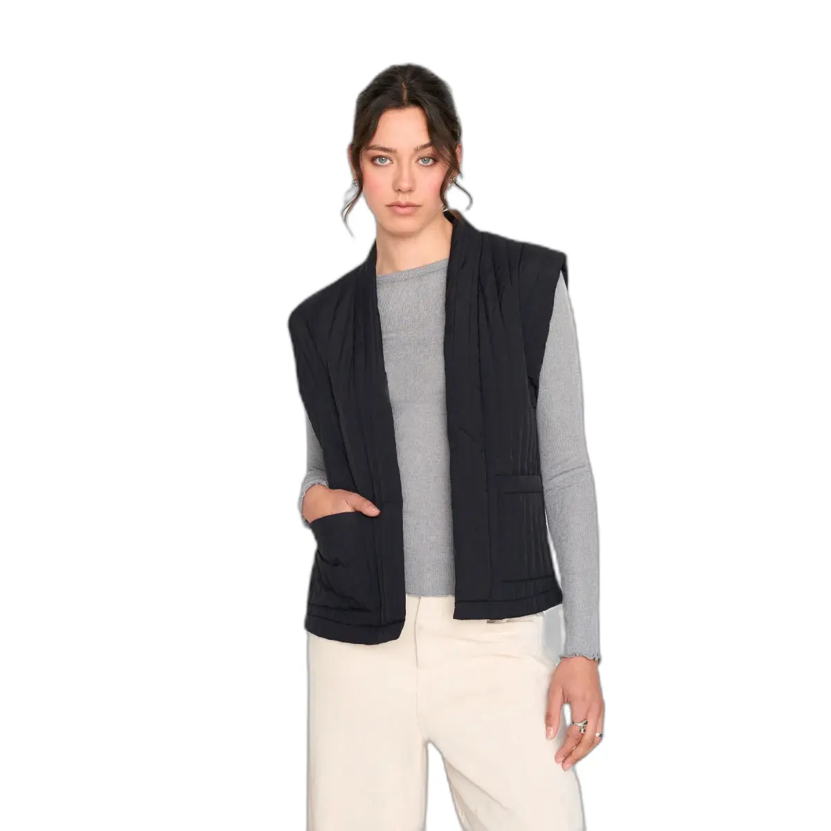 Ärmellose Damenstrickjacke 24 Colours