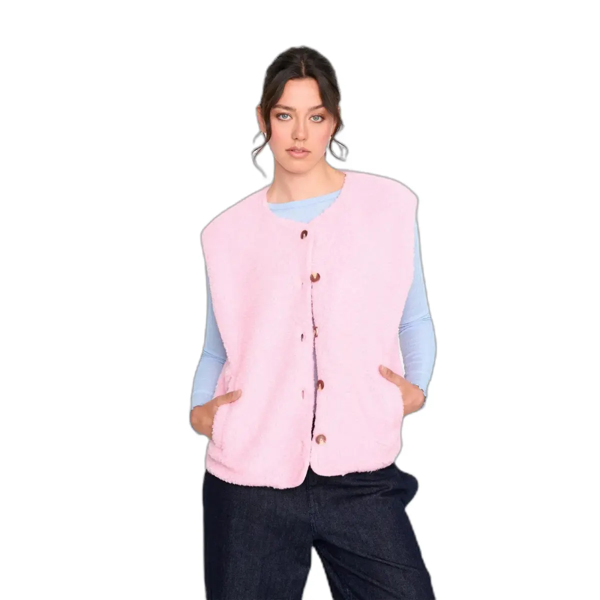 Womenâs sleeveless cardigan 24 Colours