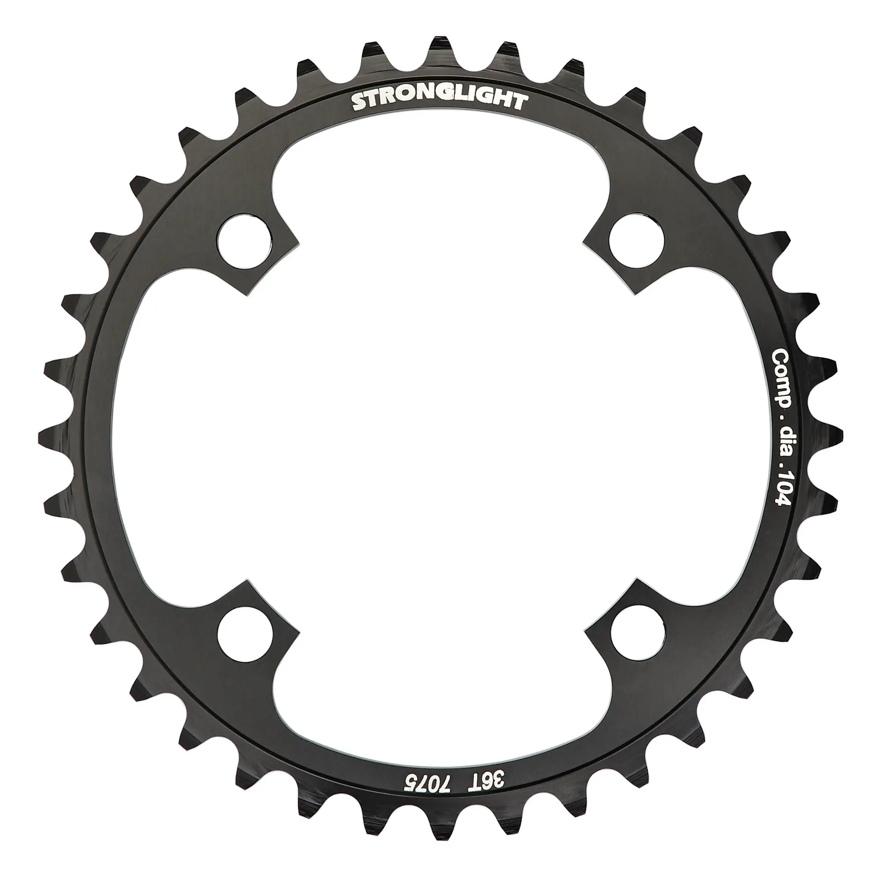 Mono MTB-Kettenblatt Stronglight 4BRA 7075 8-9V.