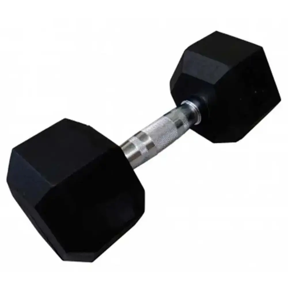 Softee Haltère Hexagonal, Noir, Taille 32,5 kg