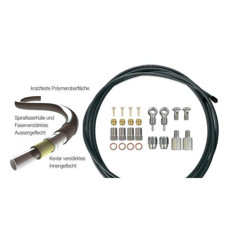 Velo Store - UK Disc brake hose with universal kit XLC br-x64 2500 mm | Extra 10% off with Subscription, Postage £16.79 to UK Fedex.
