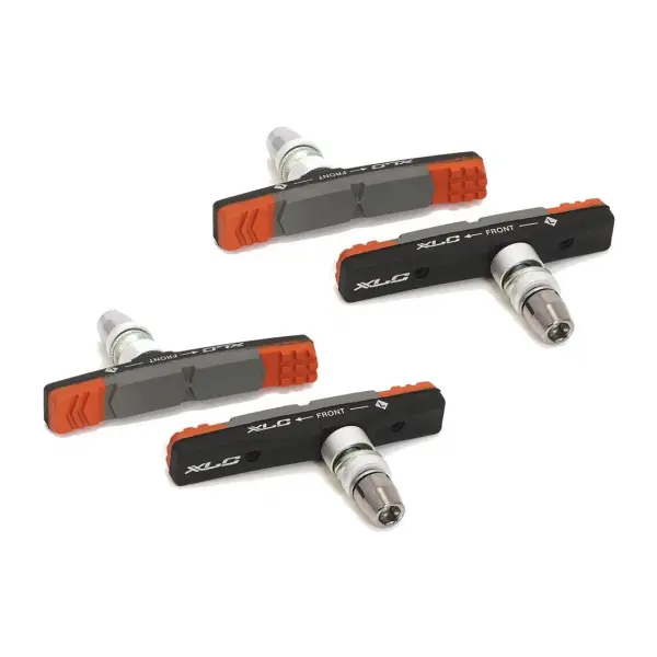 XLC Bremsschuhe BS-V09 für V-Brake 2 Paar, Schwarz, One Size