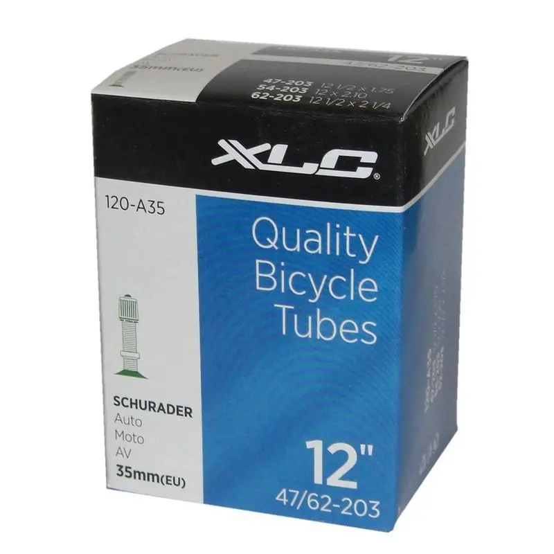 Velo Store - UK Air chamber schrader valve XLC 12 1 / 2x2 1/4 (47 / 62-203) | Extra 10% off with Subscription, Postage £16.79 to UK Fedex.