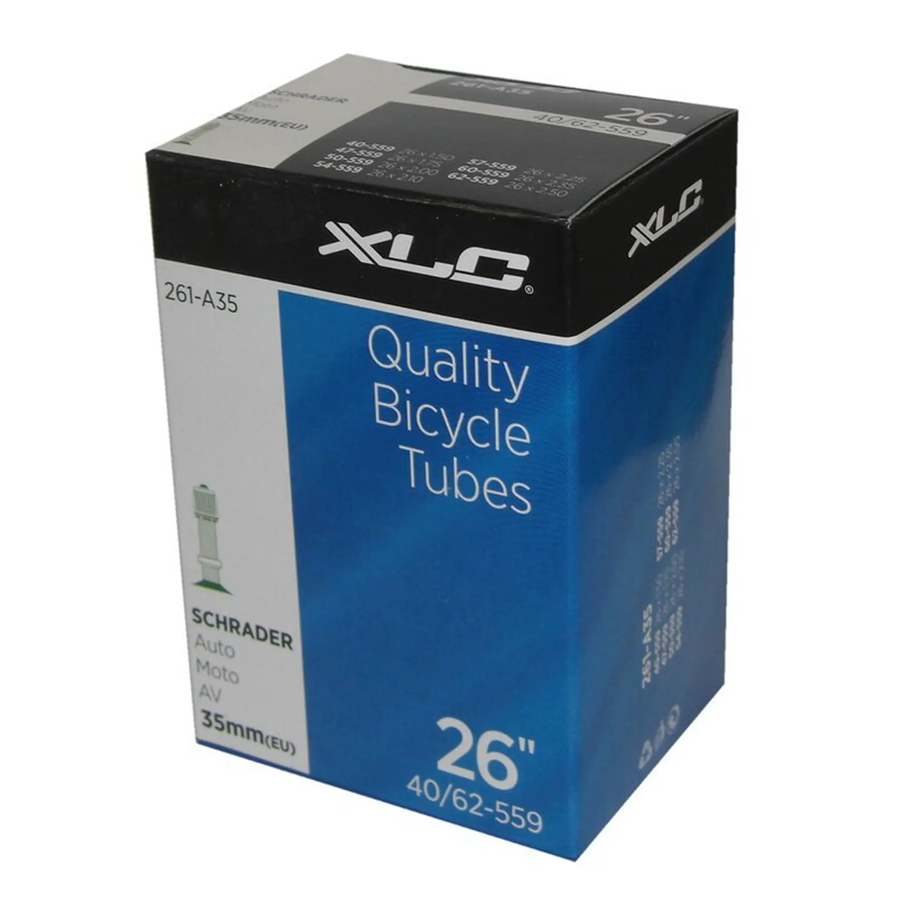 XLC Fahrradschlauch VA.Sta.(40/62-559)(50U) Unisex