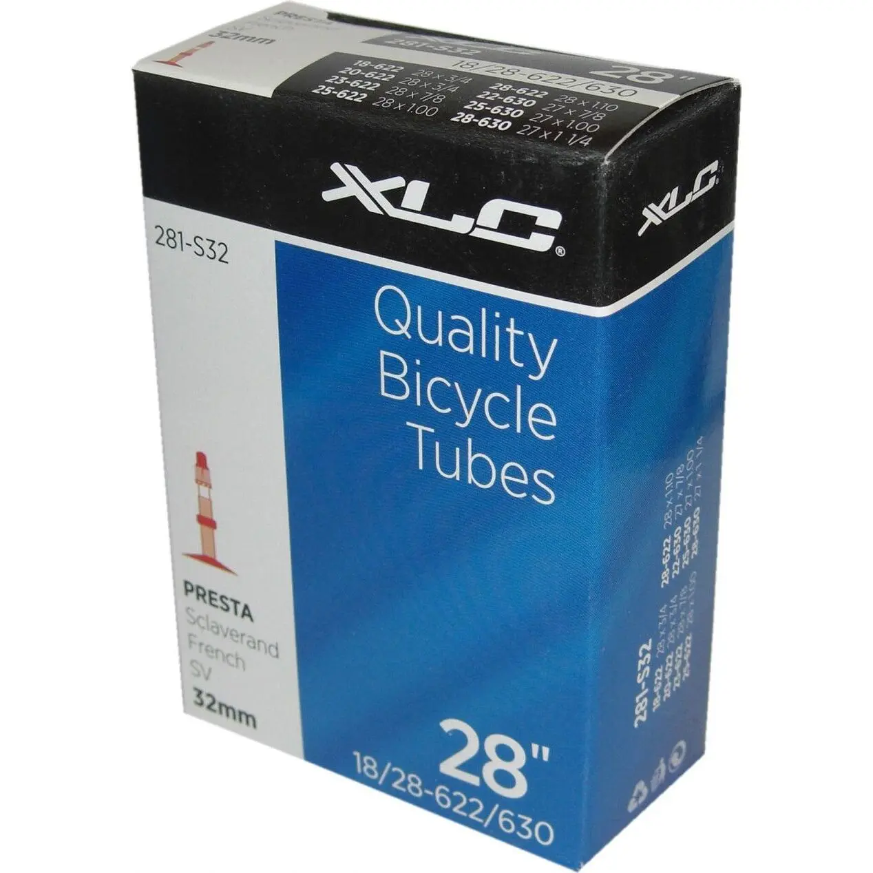 Velo Store - UK XLC Presta valve air chamber Xlc 27/28x1-1/8-1.75 28/47-622/635 | Extra 10% off with Subscription, Postage £16.79 to UK Fedex.