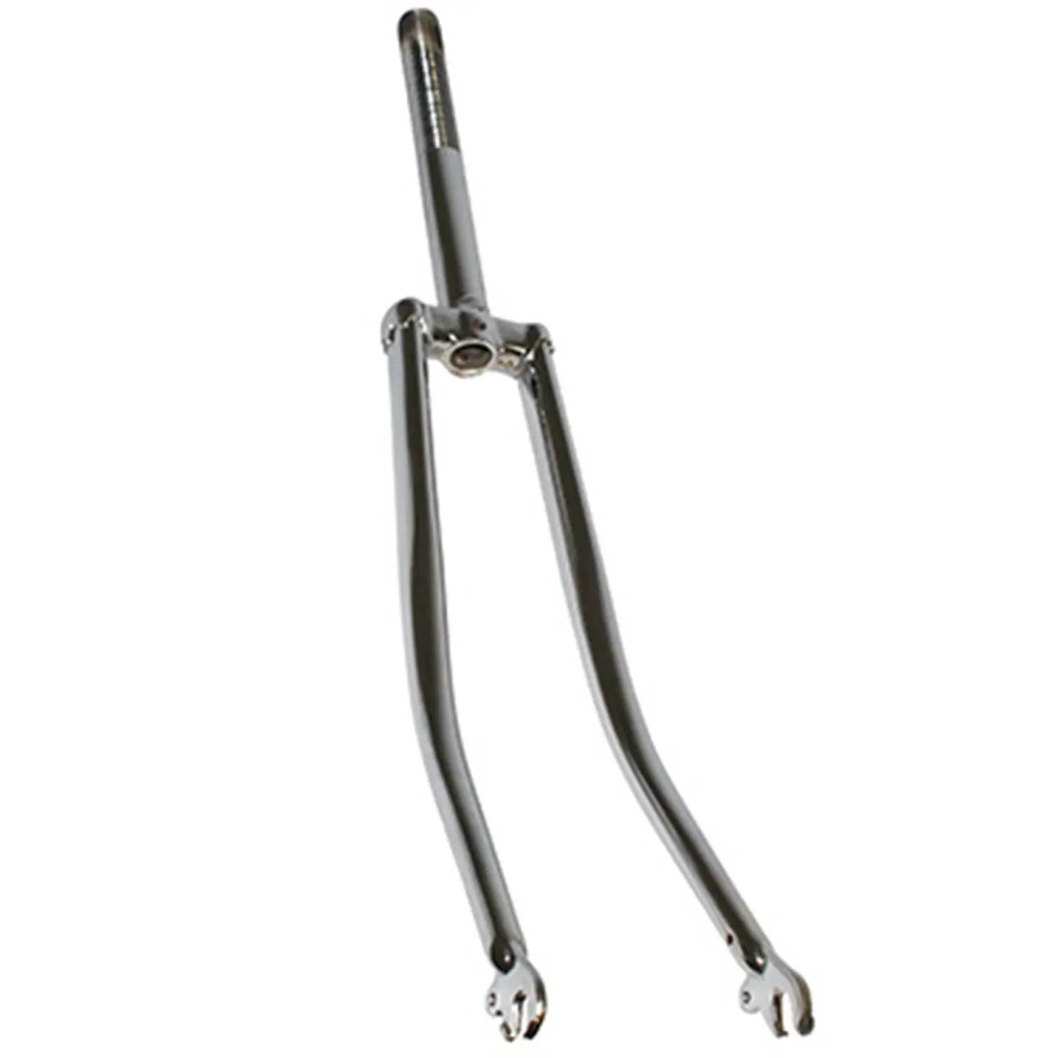 Fourche VTC rigide cintrée avec tasseaux pivot lisse 1''1-8-28,6 éxterieur 300mm P2R | Vélo-Store