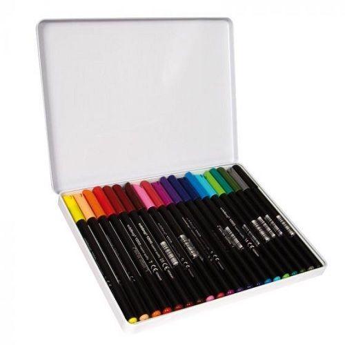 Pennarelli a 1200 colori in astuccio di metallo Alpino (x20)