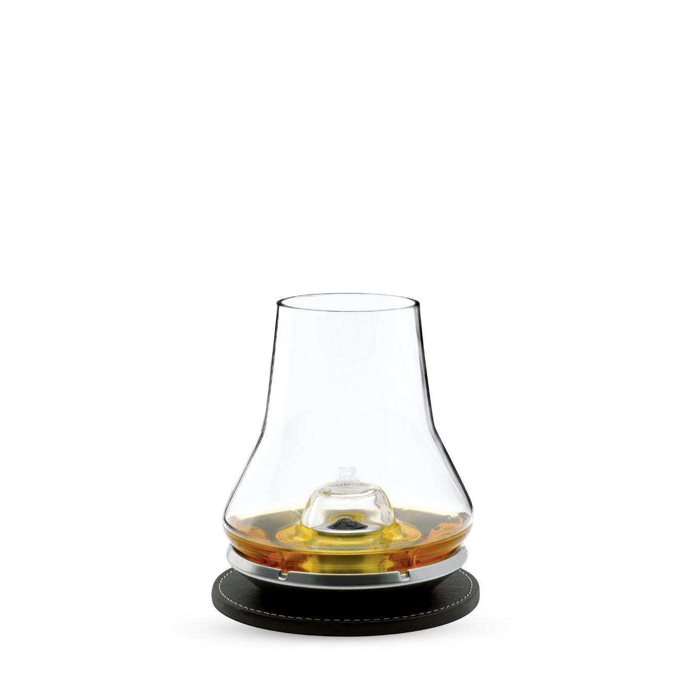4006950266097 - Whiskey tasting set (glass + metal base + coasters)