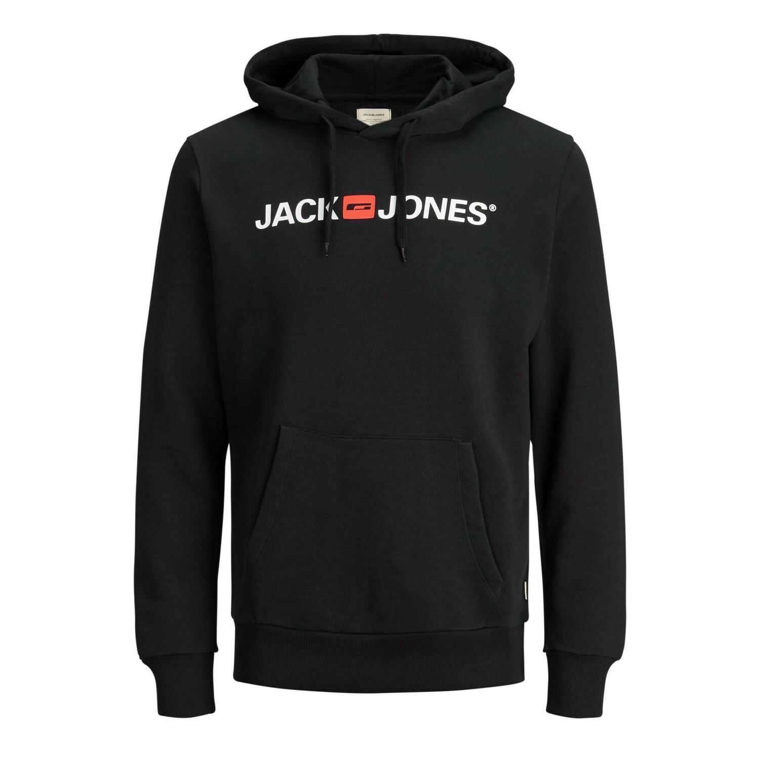 5713738734950 - Jack & Jones JJECORP OLD LOGO SWEAT HOOD NOOS Kapuzenpullover schwarz in S 5713738734950 - Jack & Jones JJECORP OLD LOGO SWEAT HOOD NOOS Kapuzenpullover schwarz in S